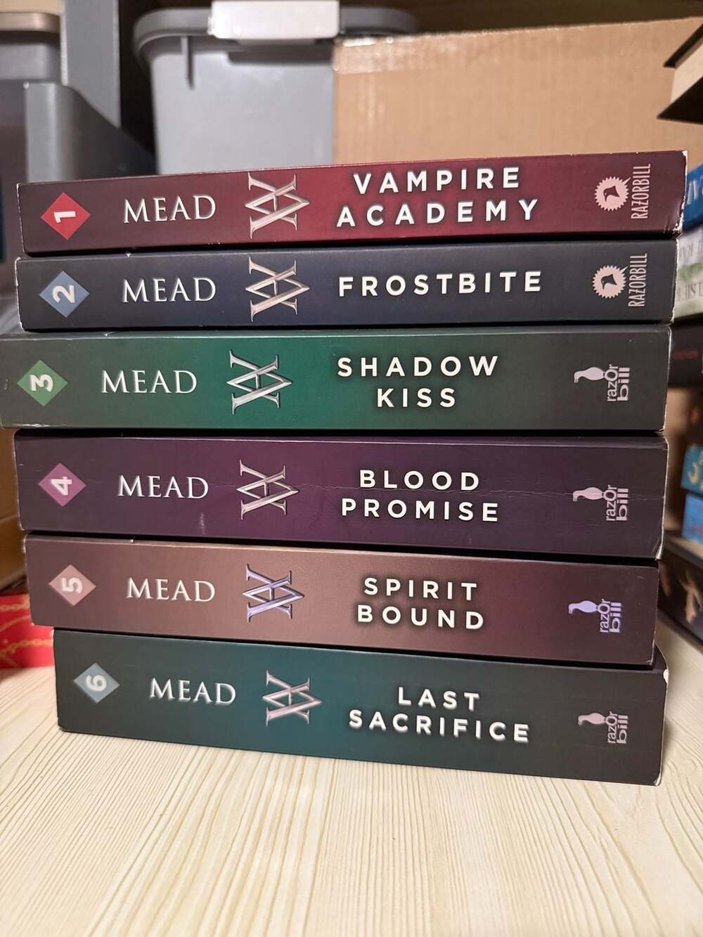Vampire Academy Series by Richelle Mead Complete 6 Book Paperback Set